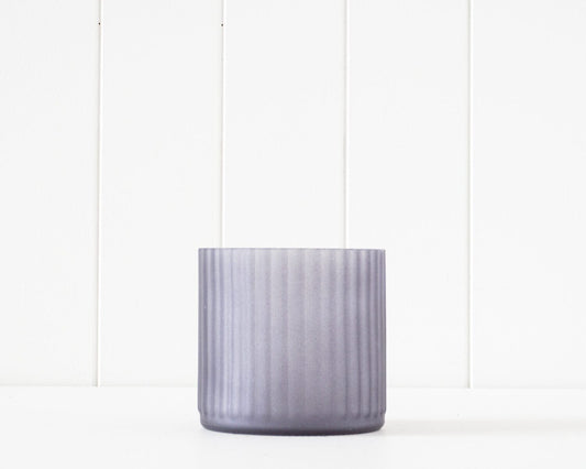 Votive - Medium Glass - Charcoal All Products vendor-unknown 