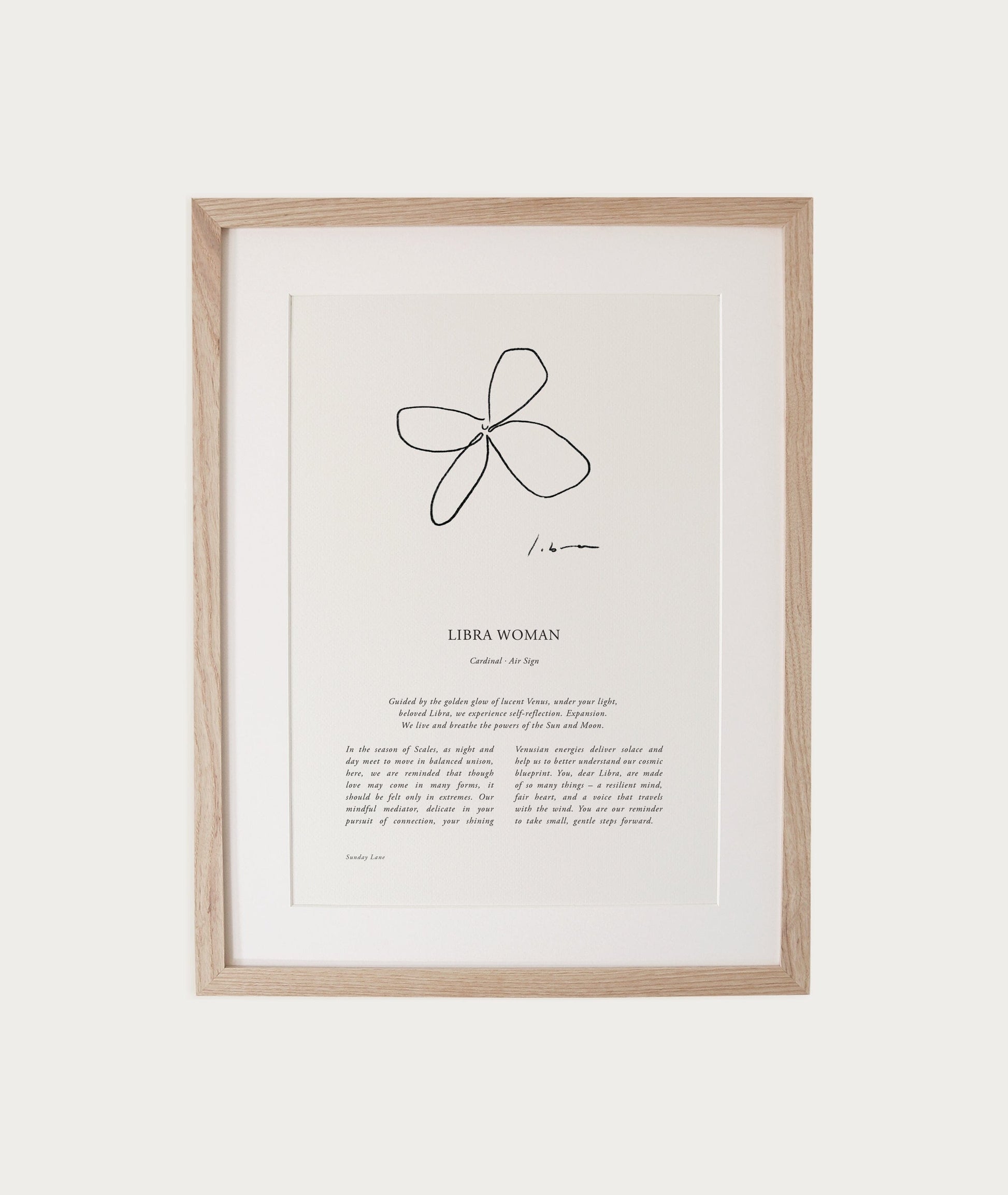 Zodiac Woman Abstract A4 Print (un-framed) All Products vendor-unknown 