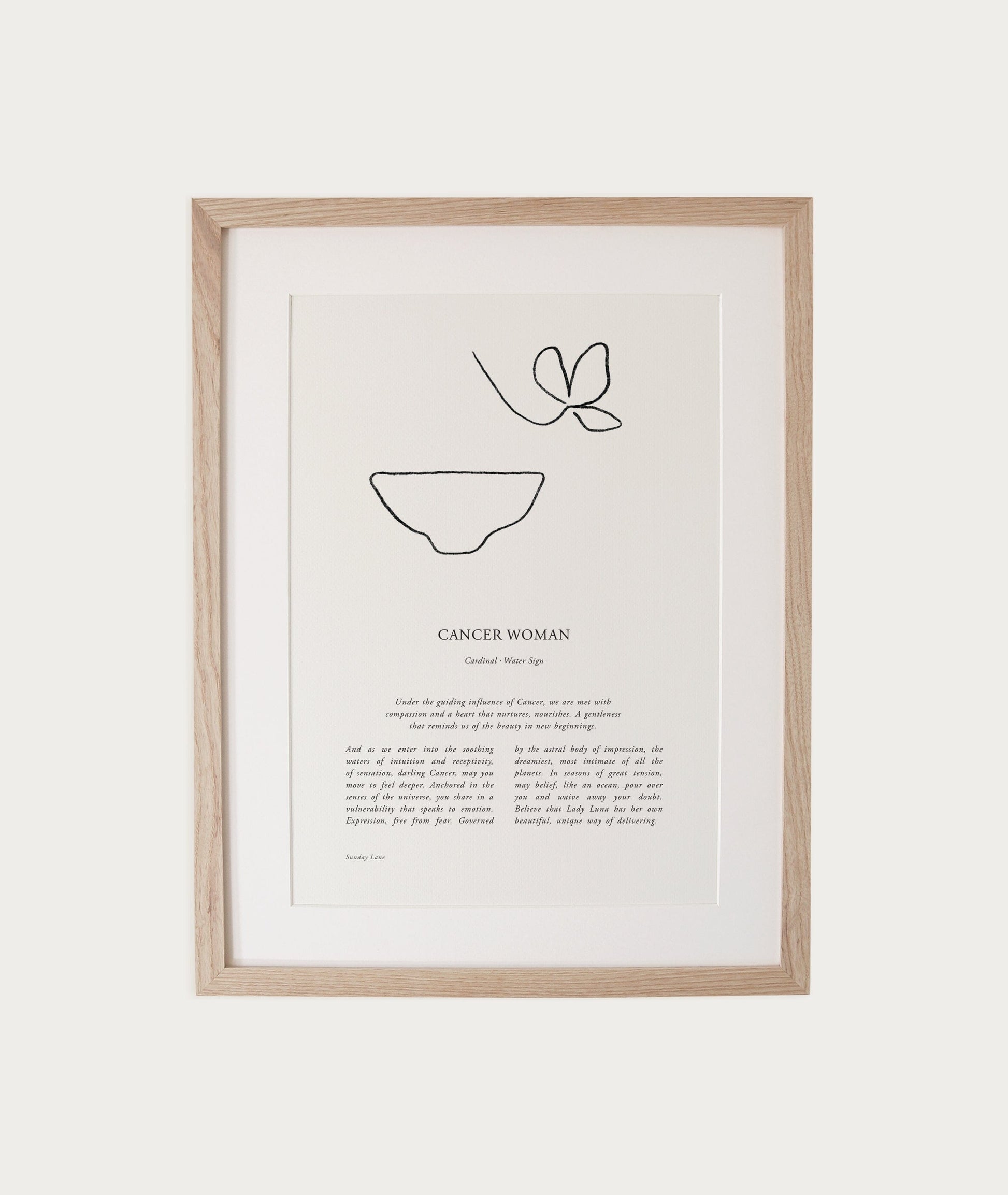 Zodiac Woman Abstract A4 Print (un-framed) All Products vendor-unknown 