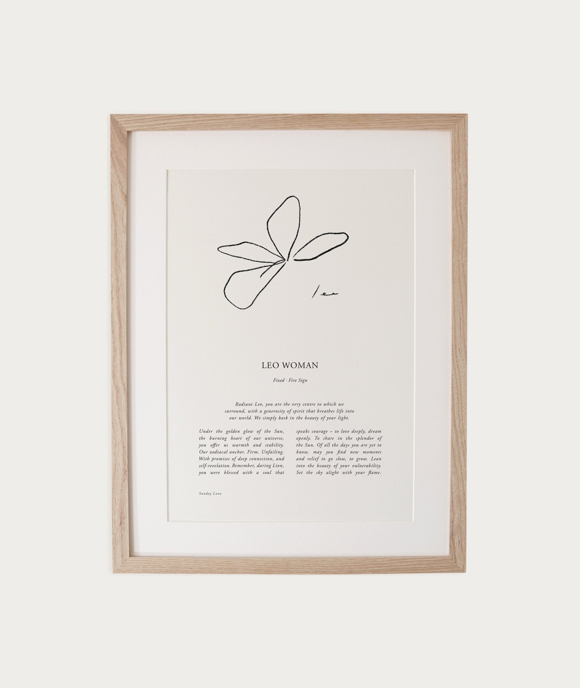 Zodiac Woman Abstract A4 Print (un-framed) All Products vendor-unknown 