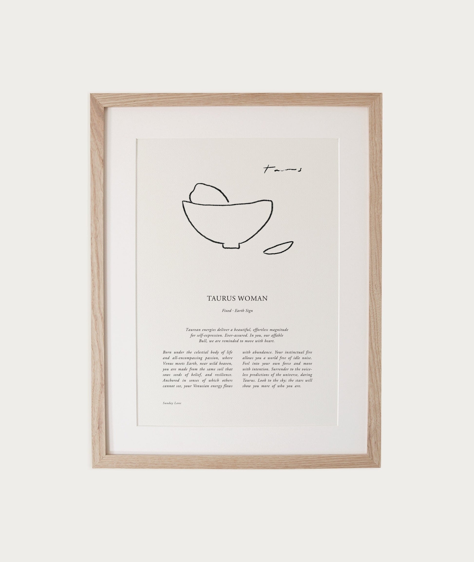 Zodiac Woman Abstract A4 Print (un-framed) All Products vendor-unknown 